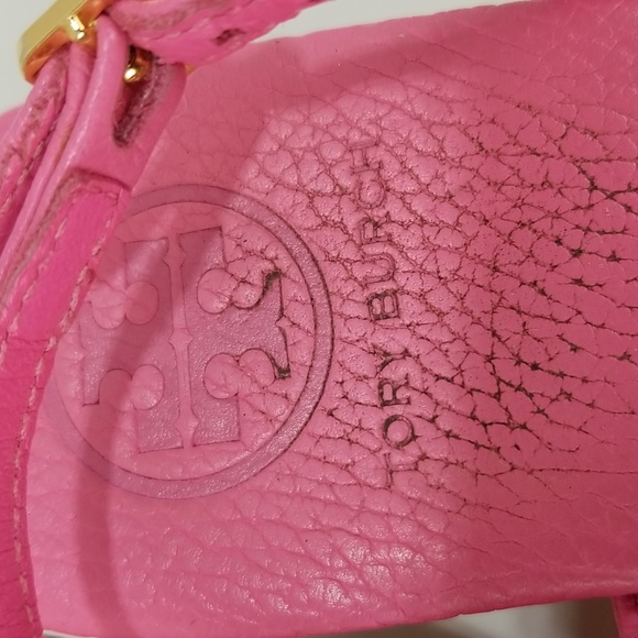 Tory Burch Pink Wedge Sandal - Picture 10 of 14